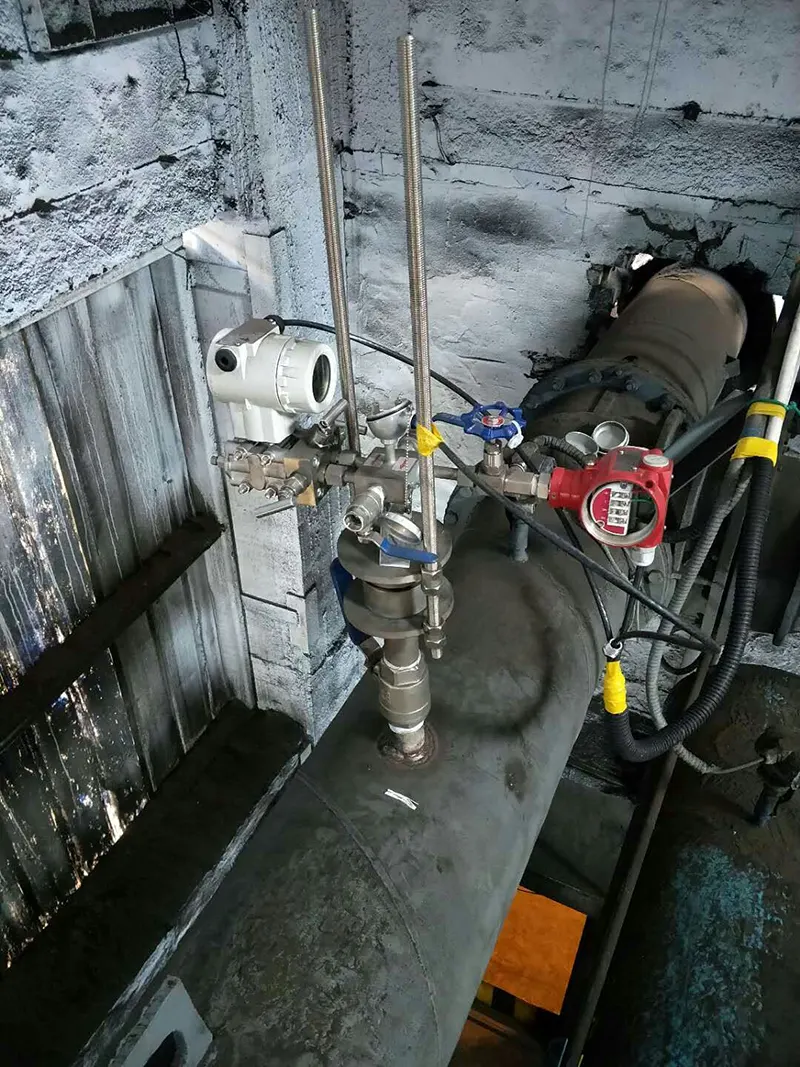 מד זרימה של פיטובה יישום תעשייתי pitoba flow meter industrial application