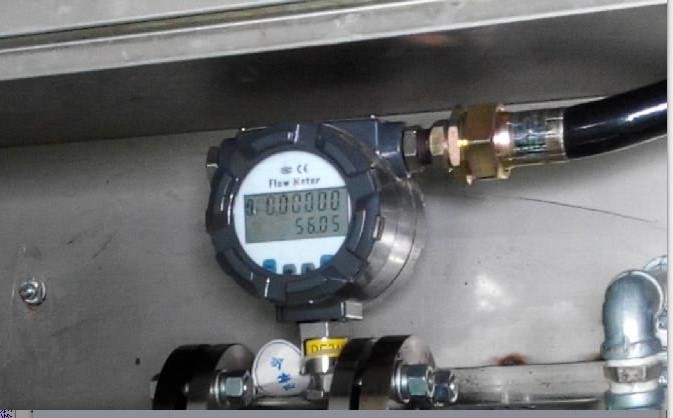 Turbine fuel flow meter for fuel oil flow measurement