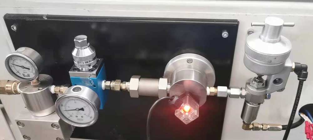 יישום מד זרימה נמוך של 0.5 מ"ל/דקה 0.5ml/min low flowmeter application